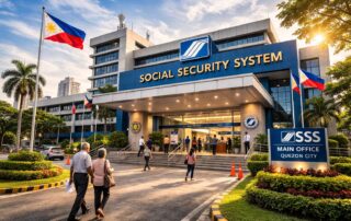 Social Security System headquarters in Quezon City, Philippines