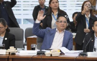 Philippine House Committee on Justice hearing on March 4, 2026 during the 20th Congress as lawmakers vote on impeachment complaints against Vice President Sara Duterte